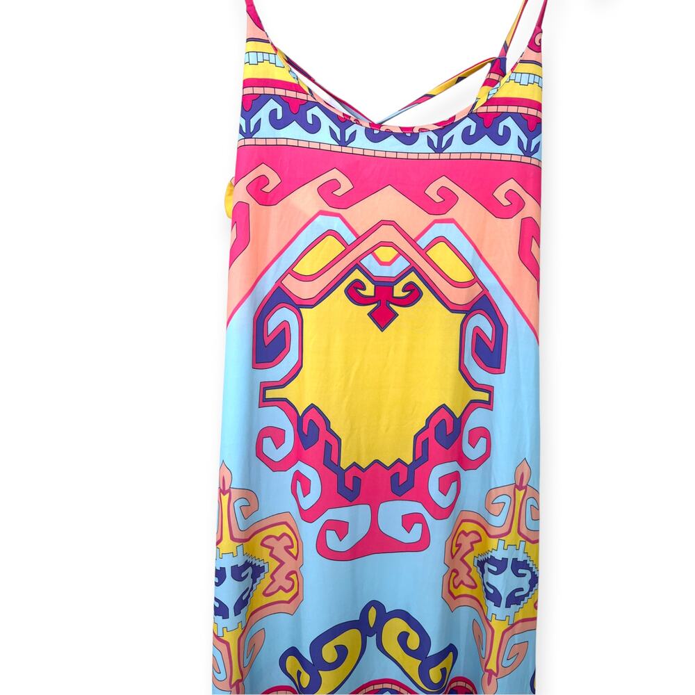 Jean-Pierre Klifa | NWT | Large | Grecian Spaghetti Strap Maxi Sheath Dress $159 - Picture 3 of 7